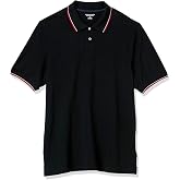 Amazon Essentials Men's Regular-Fit Cotton Pique Polo Shirt, Short Sleeve (Available in Big &amp; Tall)
