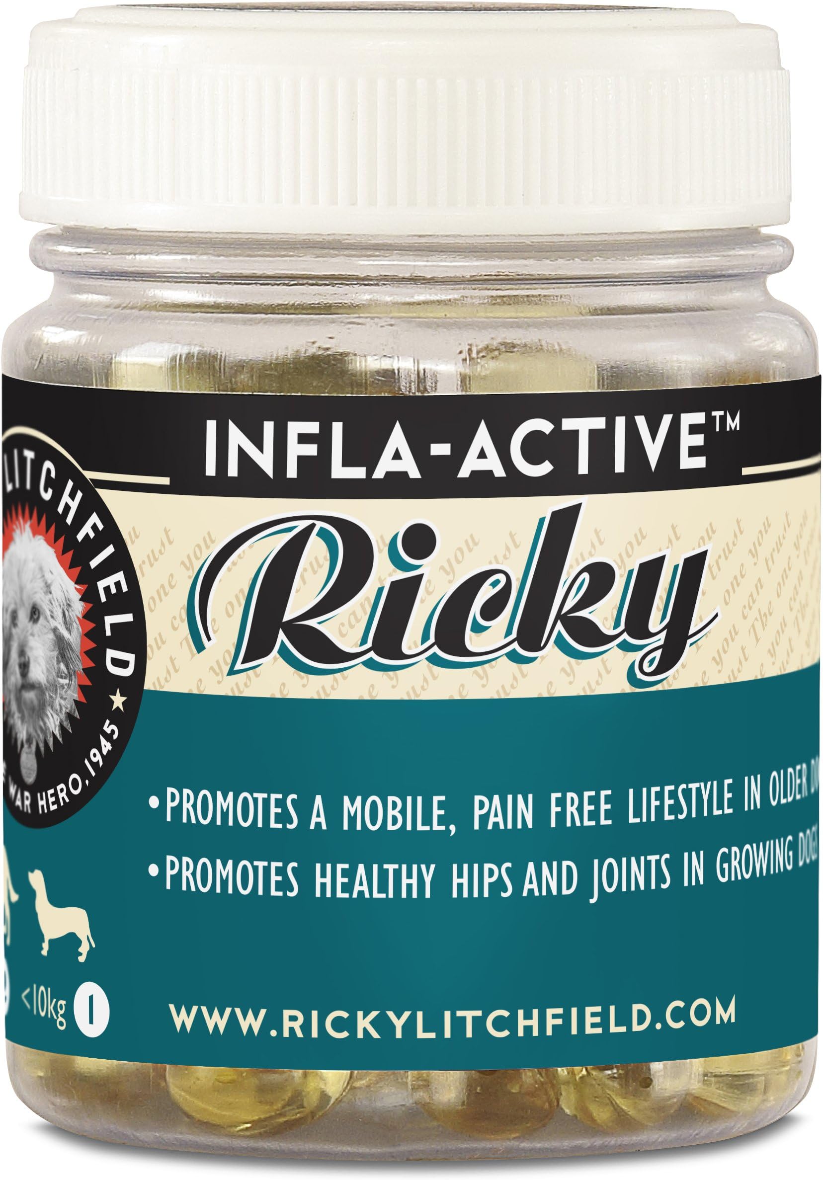 Ricky Litchfield Arthritis Pain, Joint Health, UTI & Skin Conditions-All Natural Buchu Anti-Inflammatory Rich with Antioxidants & Vitamins for Improved Wellbeing (90 Capsules)
