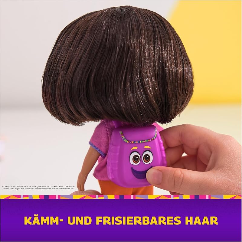 - Beste Freundin Puppe - Größe 22 cm, mit kämmbarem Haar, Rucksack und AFFE Boots, bekannt aus der beliebten TV-Serie, für Kinder ab 3 Jahren