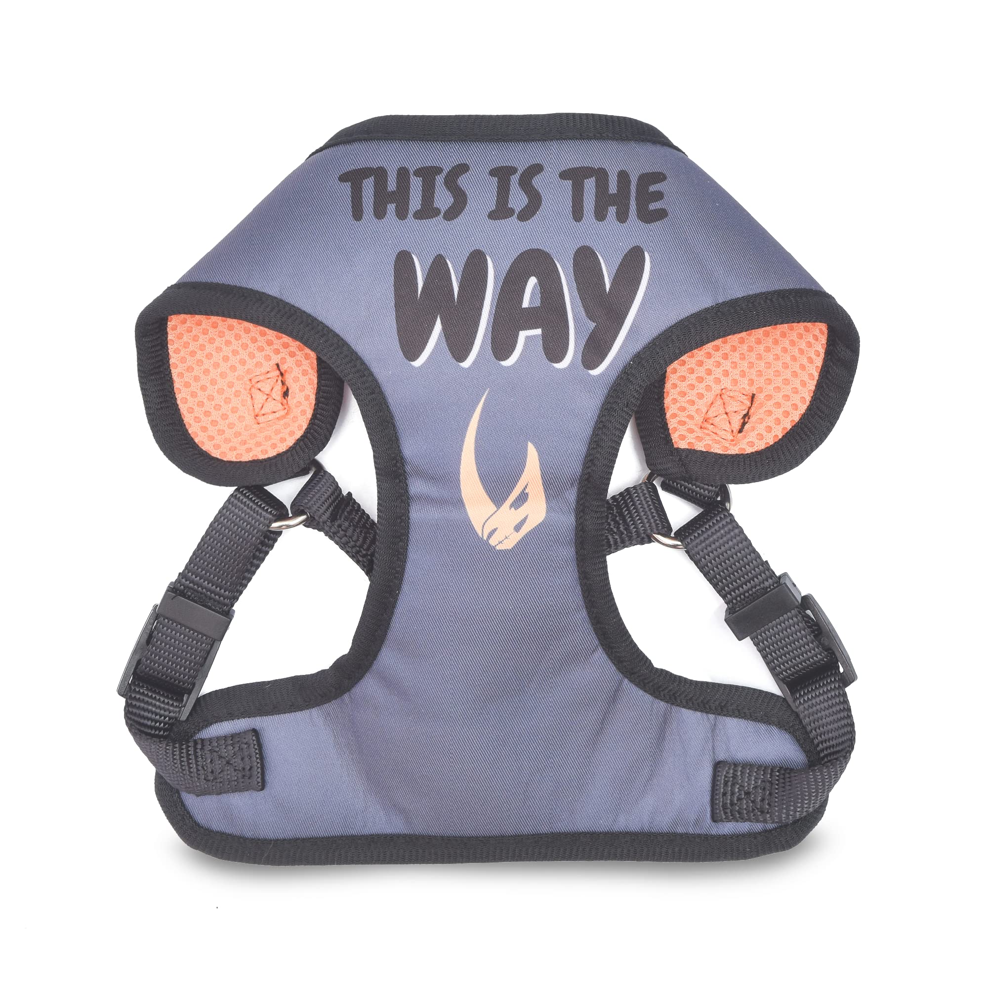 STAR WARS for Pets The Mandalorian: Mandalorian Dog Harness Small (S) | Small The Mandalorian Harness for Dogs | Cute Pet Harness, Dog Walking Harness for Small Dogs