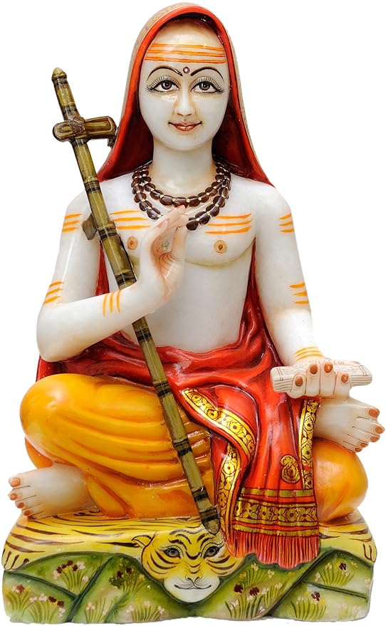 Buy Adi Guru Shankaracharya White Marble Statue Online at Low Prices