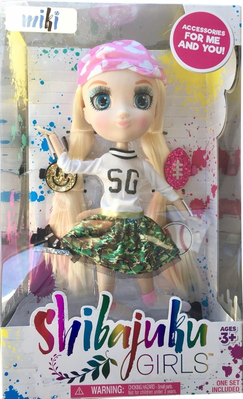 Shibajuku Girls Rare ‘MIKI’ 13" Fashion Doll Set - Wave 3