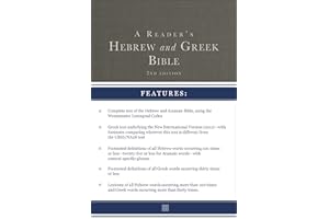 A Reader's Hebrew and Greek Bible: Second Edition