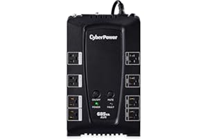 CyberPower CP685AVRG AVR UPS System, 685VA/390W, 8 Outlets, Compact