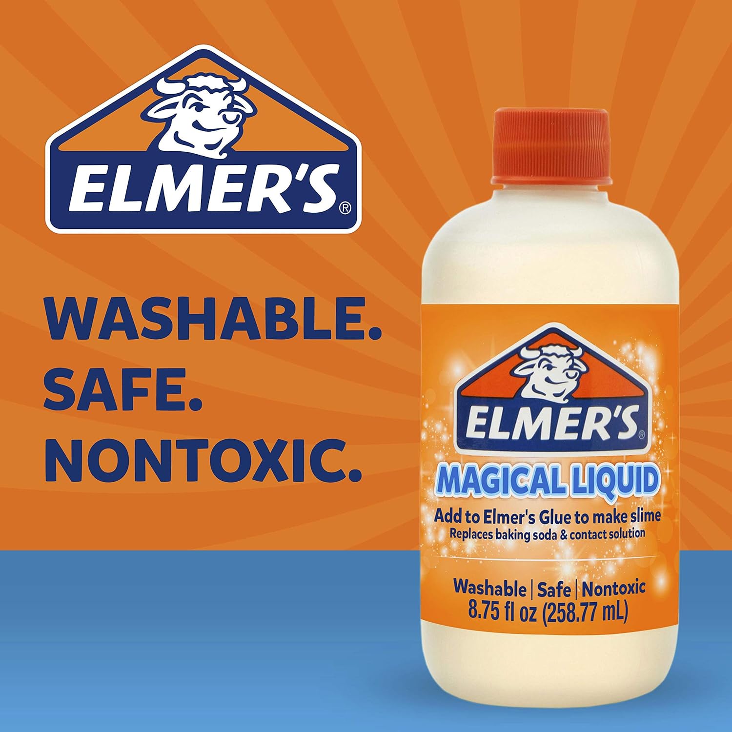 Elmer's Slime Activator | Magical Liquid Slime Activator Solution, (8.75 fl oz): Office Products