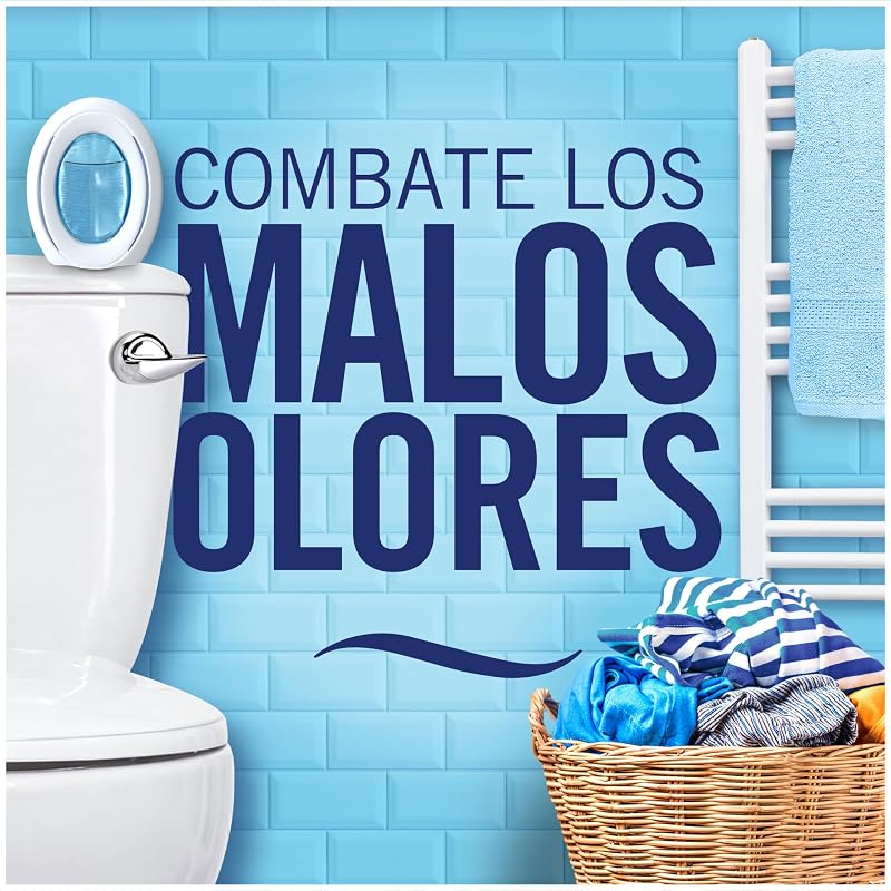 Ambi Pur Baño Ambientador Continuo Aroma a Limpio 8 Unidades