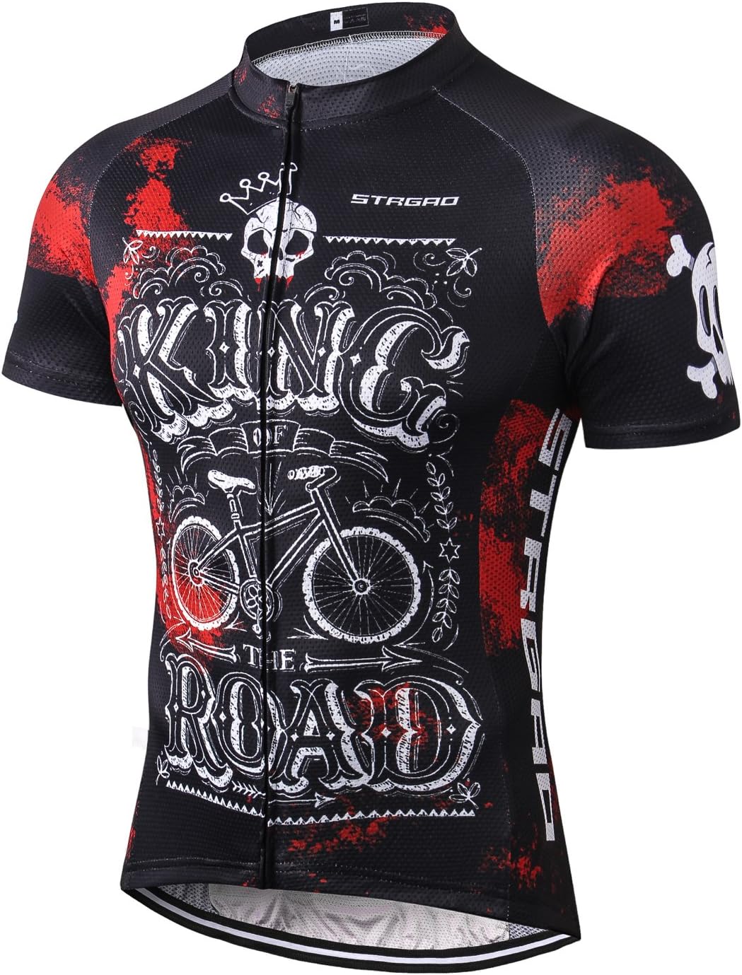 MR Strgao Men's Cycling Jersey Bike Short Sleeve Shirt