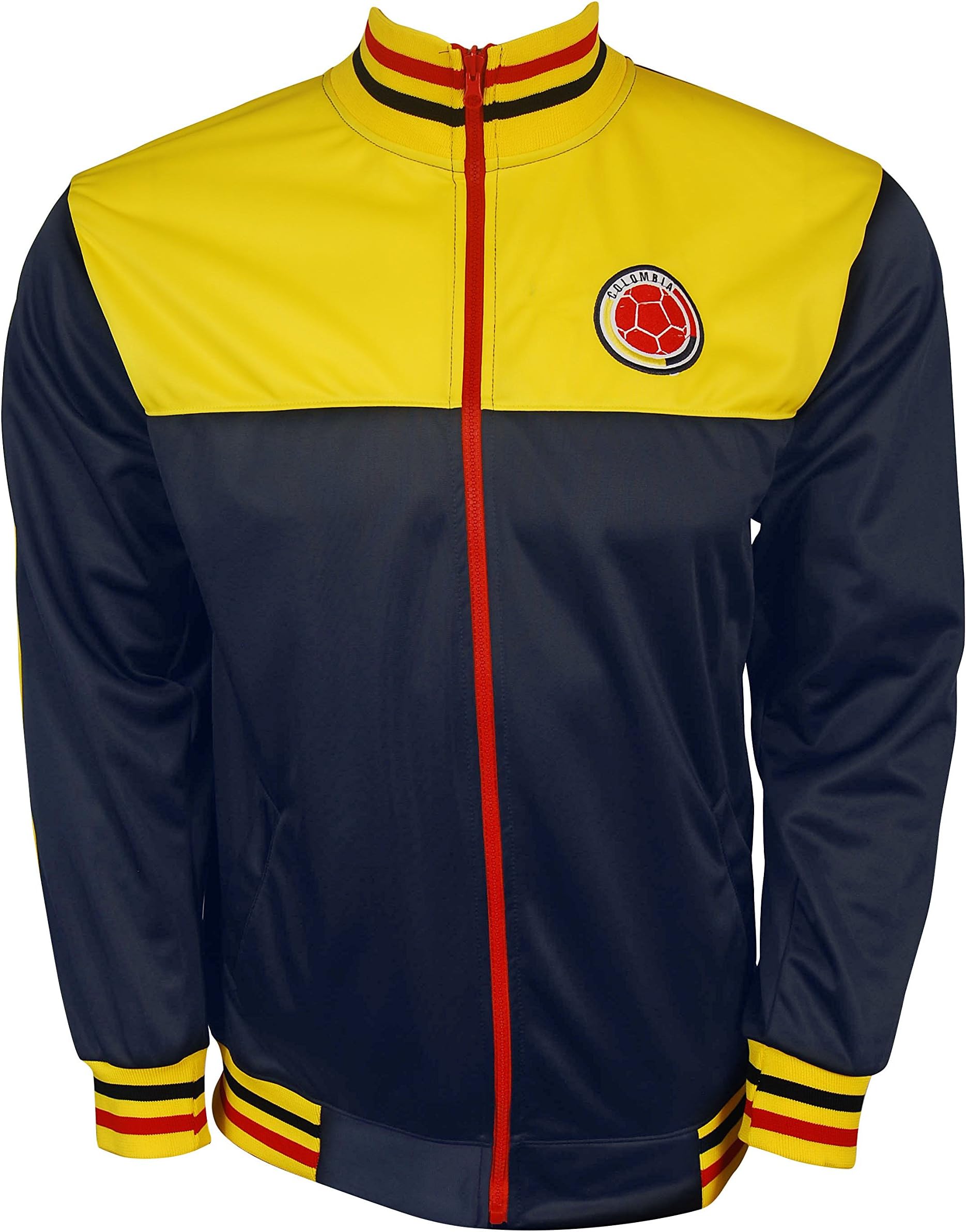 Rass Sport Copa America Centenario Soccer Track Jacket (Colombia Blue, Small/Medium)