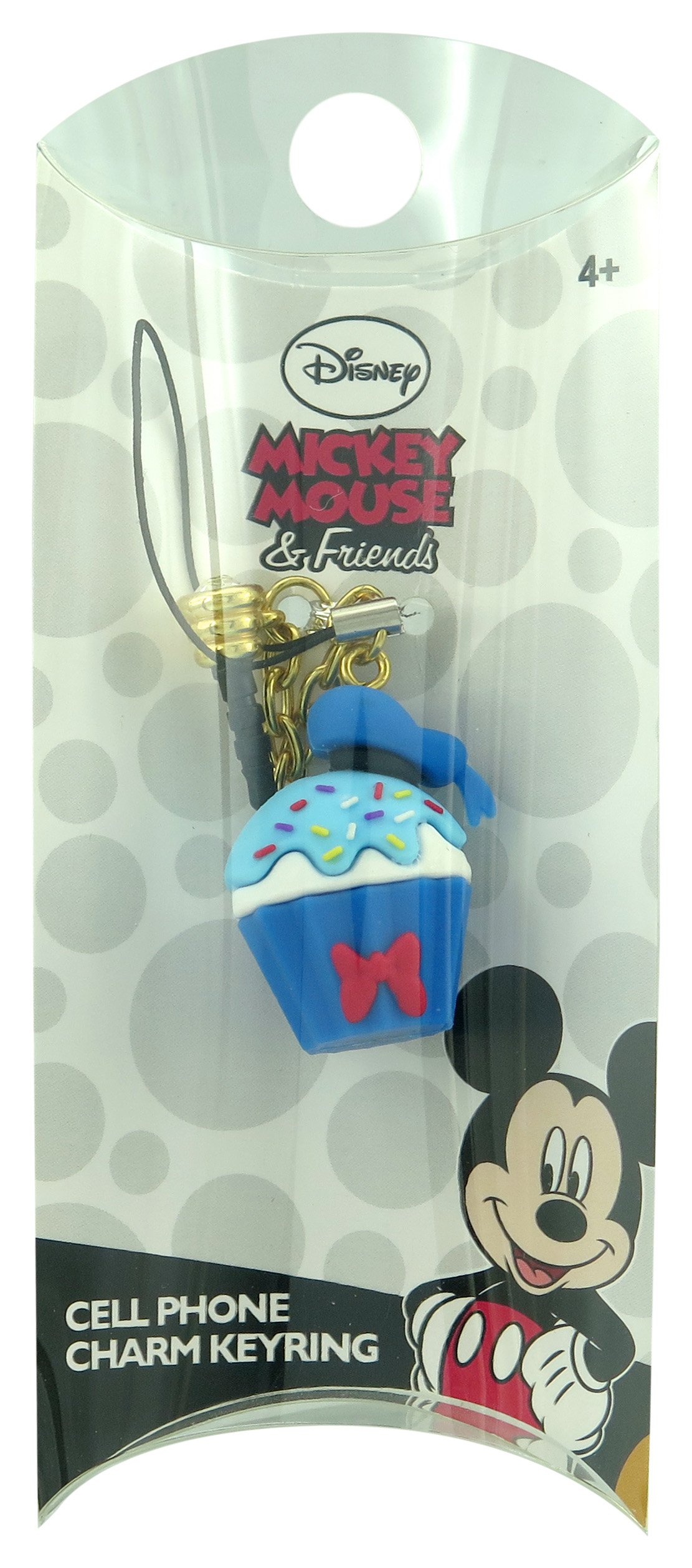 Disney Donald Duck Cupcake D-Lish Treats Phone Charm, 1