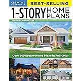 Best-Selling 1-Story Home Plans, 5th Edition: Over 360 Dream-Home Plans in Full Color (Creative Homeowner) Craftsman, Country