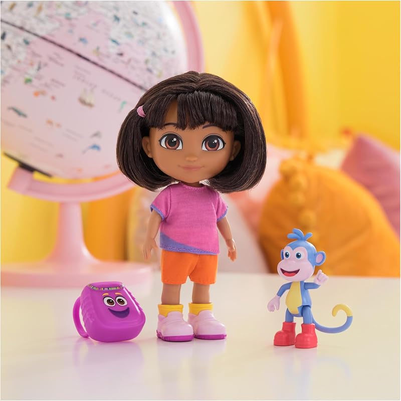 - Beste Freundin Puppe - Größe 22 cm, mit kämmbarem Haar, Rucksack und AFFE Boots, bekannt aus der beliebten TV-Serie, für Kinder ab 3 Jahren