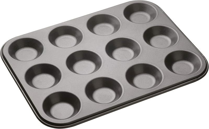 MasterClass 12 Hole Mince Pie Baking Tray Carbon Steel 32 x 24cm Non Stick