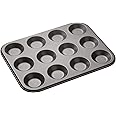 Masterclass Kitchencraft Baking Mince Pie Pan For 12-piece, Grey, 32 x 24cm