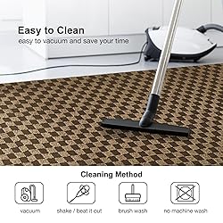 BESTVUE 3' x 40' Runner Rugs with Rubber
