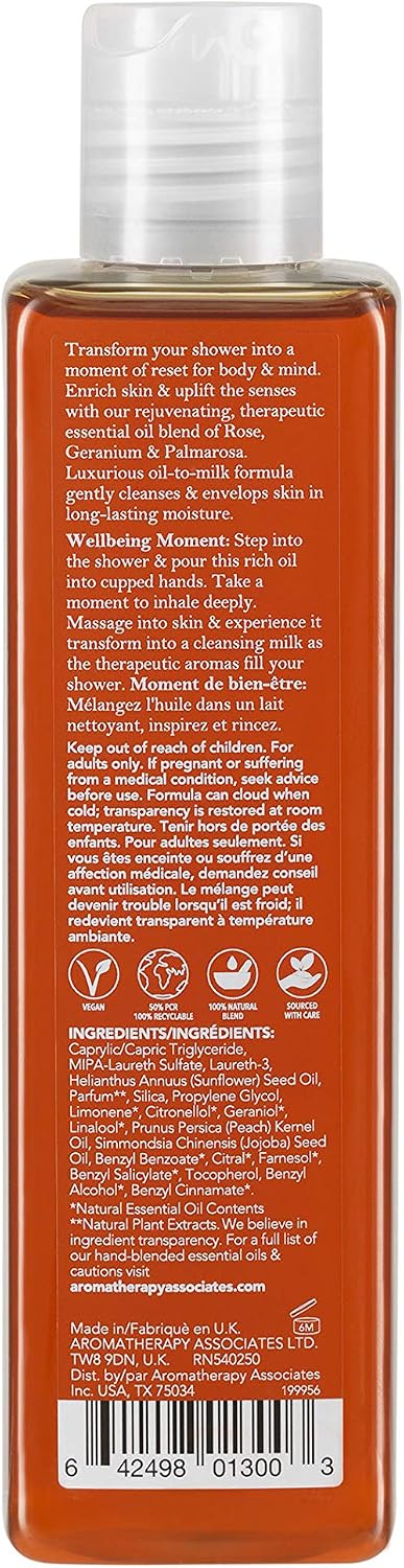 Aromatherapy Associates Bath and Shower Oil, Luxury Spa, Natural Bath, Bath Oil, Vegan, Cruelty Free - Image 4