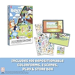 Colorforms Bluey Set - Repositionable Pieces Stick