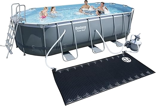 Bestway 14259 Piscine Hors Sol Power Steel Gris