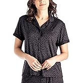 Hello Mello Lounge Short Sleeve Soft Pajama Top for Women