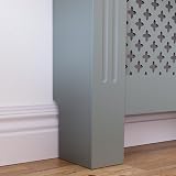 Vida Designs Oxford Radiator Cover Olive Grey Extra Large H82xW172xD19cm view 6