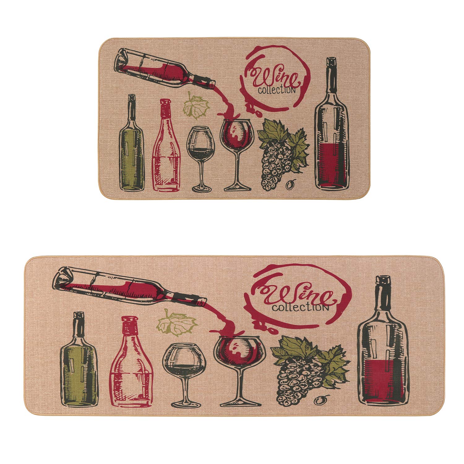 Best Kitchen Runner Memory Foam Wine