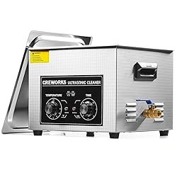 CREWORKS 15L Ultrasonic Cleaner with Knob, Total