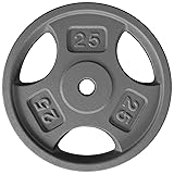 Yes4All 1 Inch Grip Cast Iron Weight Plates for