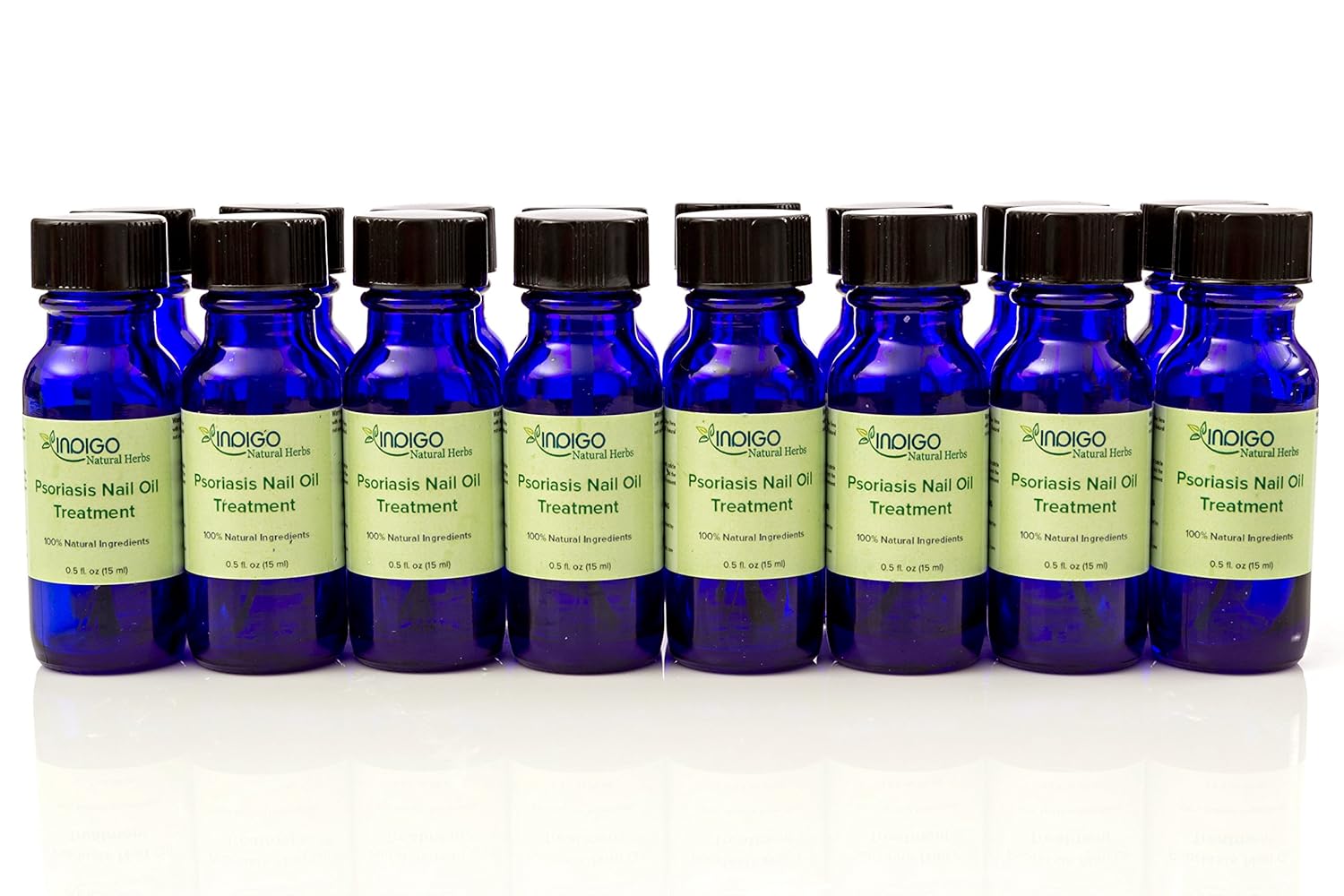 Psoriasis Nail Oil Treatment from Indigo Natural Herbs. Toenails, Fingernails, Skin Treatment. Relief of Chapping, Cracking, Roughness, Redness, Dryness, Fungus. Repairs and Strengthens Nails. 15 ml : Beauty