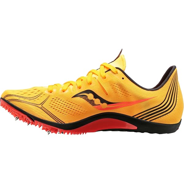 NEW SAUCONY men\'s showdown 5 spike shoes in vizi gold vizi red Size 11.5 - Saucony Showdown 5 Vizi Gold/Vizi Red - BRAND  main image 2