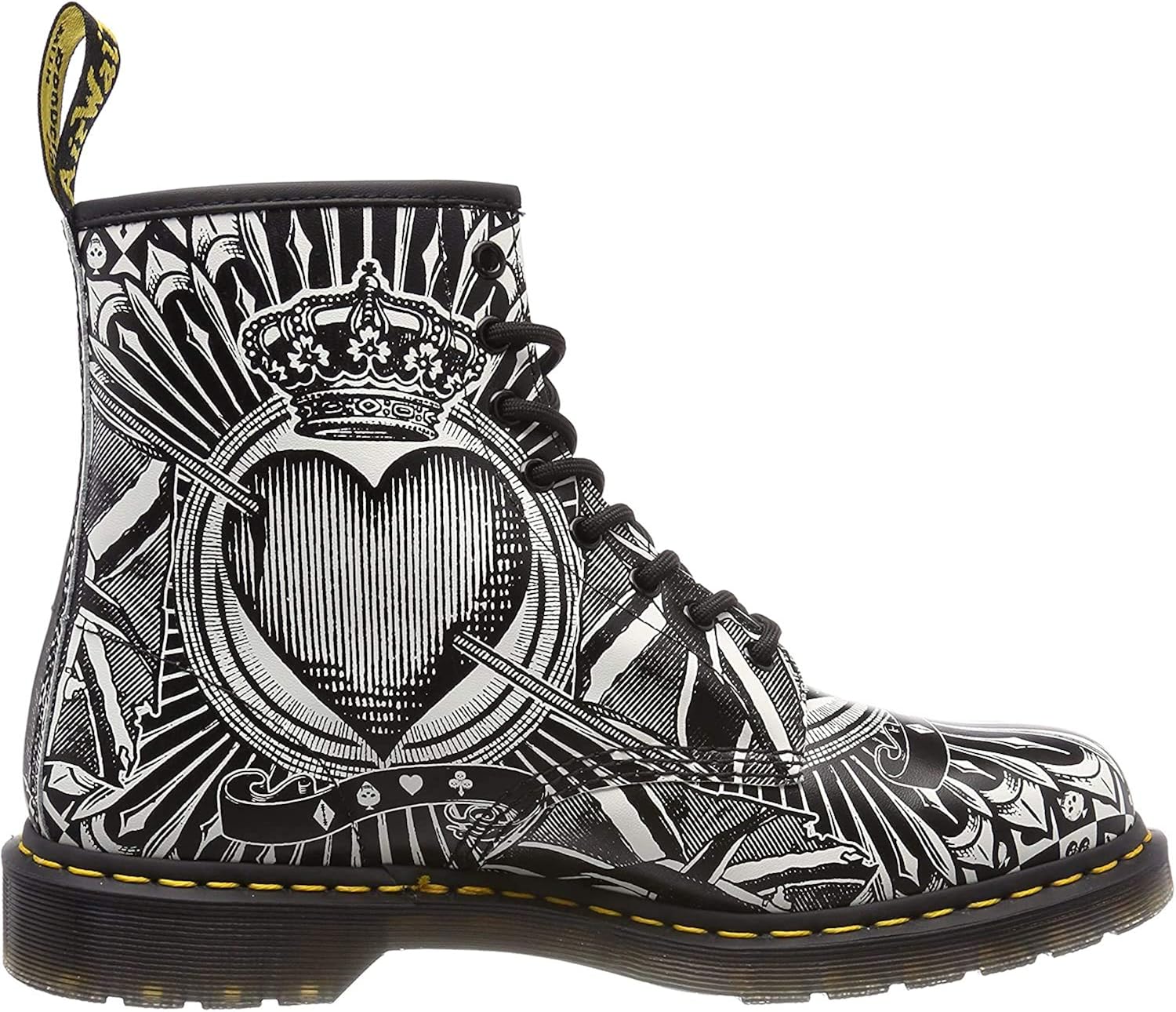 doc martens playing card boots