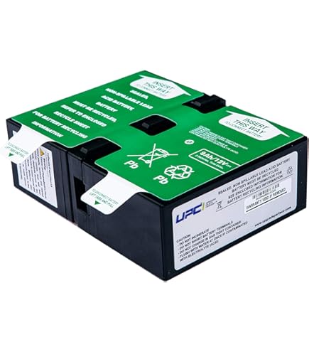 APC Smart-UPS SMT750RM2U Replacement Battery Pack - RBC123 Compatible, 750VA, Plug & Play