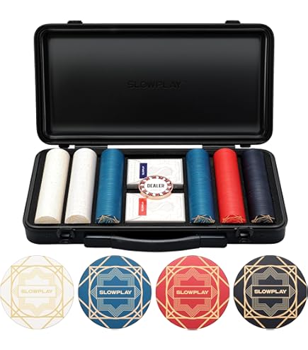 SLOW PLAY Godel ポーカーチップセット オリジナルカスタム Godel Clay Poker Chip Set | Professional Poker Supplies | Shop Now