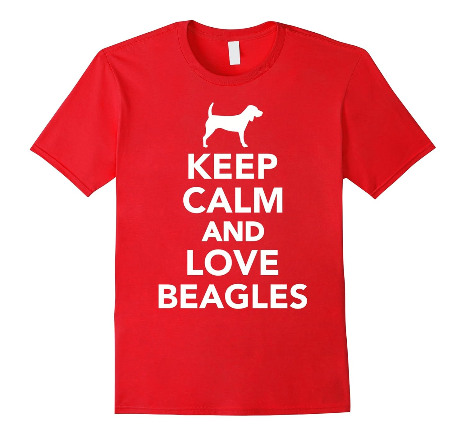 Keep calm and love beagles T-Shirt-ANZ