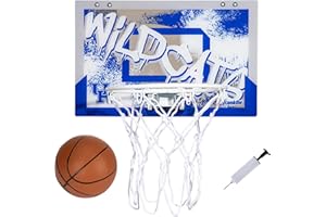 Franklin Sports NCAA Over The Door Basketball Hoop - Kids Indoor Basketball Hoop with Mini Basketball - NCAA Fan Shop Mini Hoop for Bedroom + Office - Over The Door Mini Hoop Set