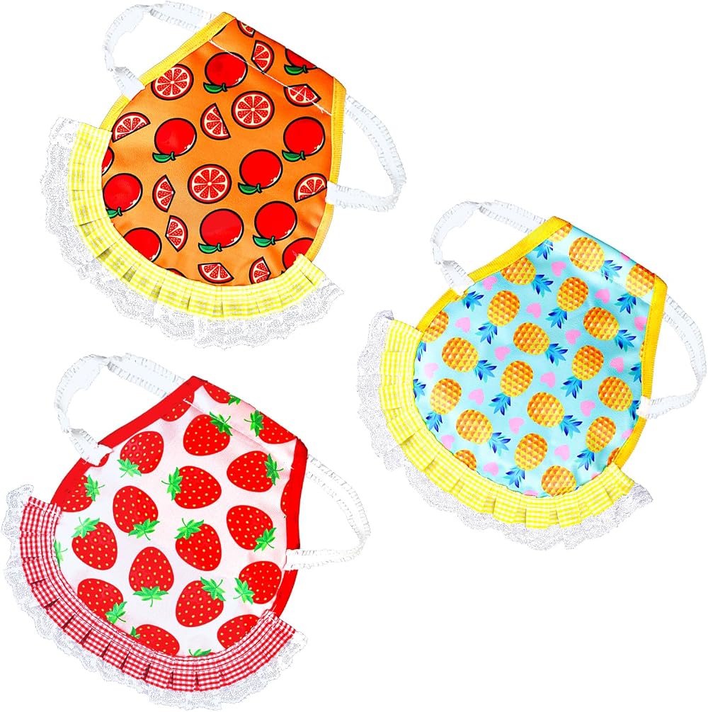 lasuroa 3pcs Chicken Saddle Waterproof Hen Apron Poultry Feather Protector Vest