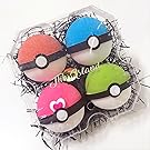 4 Pokeball Surprise Bath Bomb Gift Set - XL 5.5 oz each-The Island Bath & Body-Made In USA- Shea & Cocoa Butter