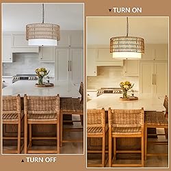 PAUFUL Farmhouse Chandeliers for Dining