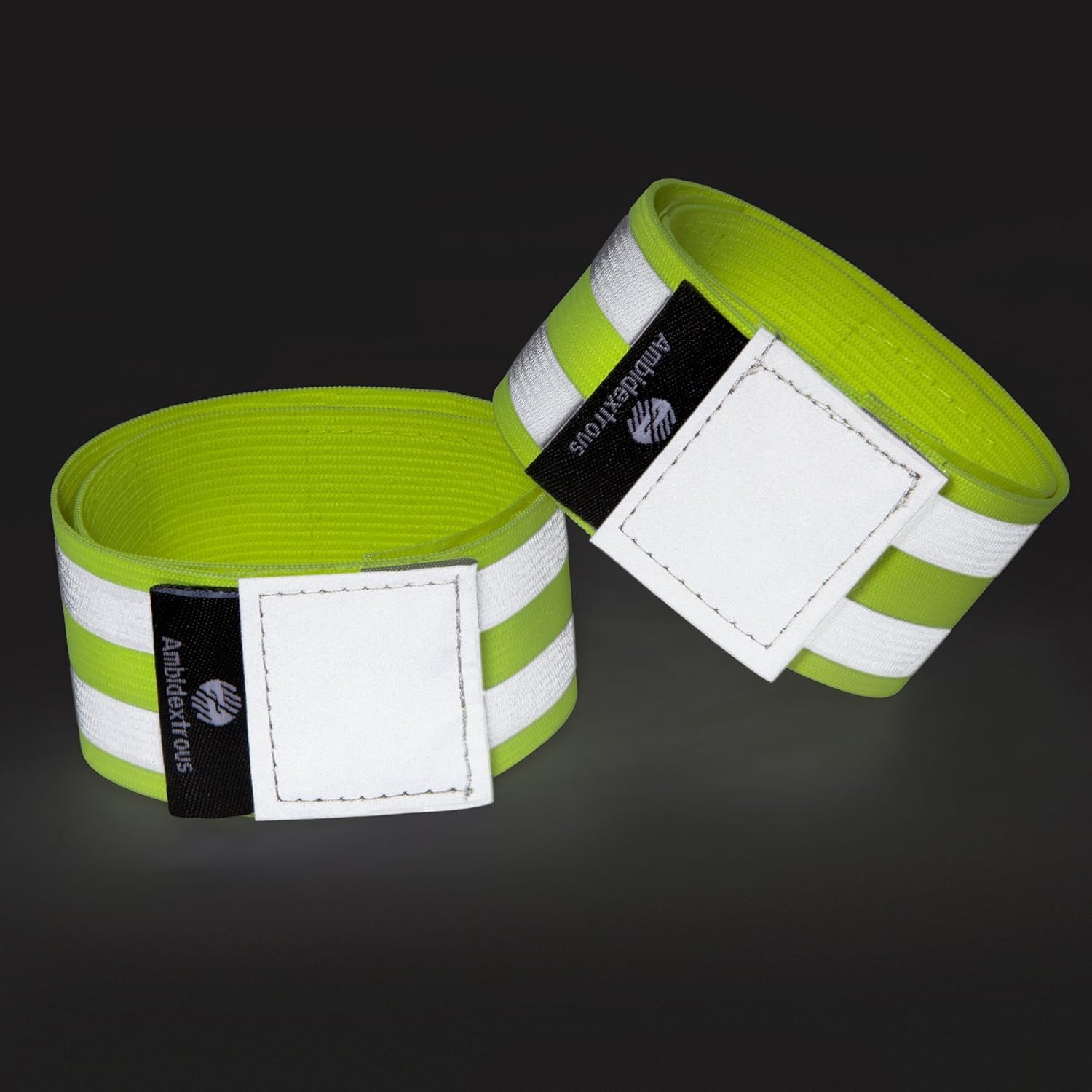Reflective Bands for Men and Women | Reflectors for Runners, Cycling, Walking | Set of 4 Reflective Ankle Bands, Armbands, Wristbands | Reflector Tape Providing High Visibility Safety Apparel : Sports & Outdoors