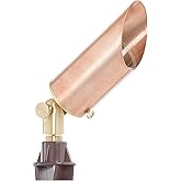 Westgate Lighting LED Directional Landscape Light - Solid Copper Spotlights with Natural Finish - 12V - All Accessories Inclu