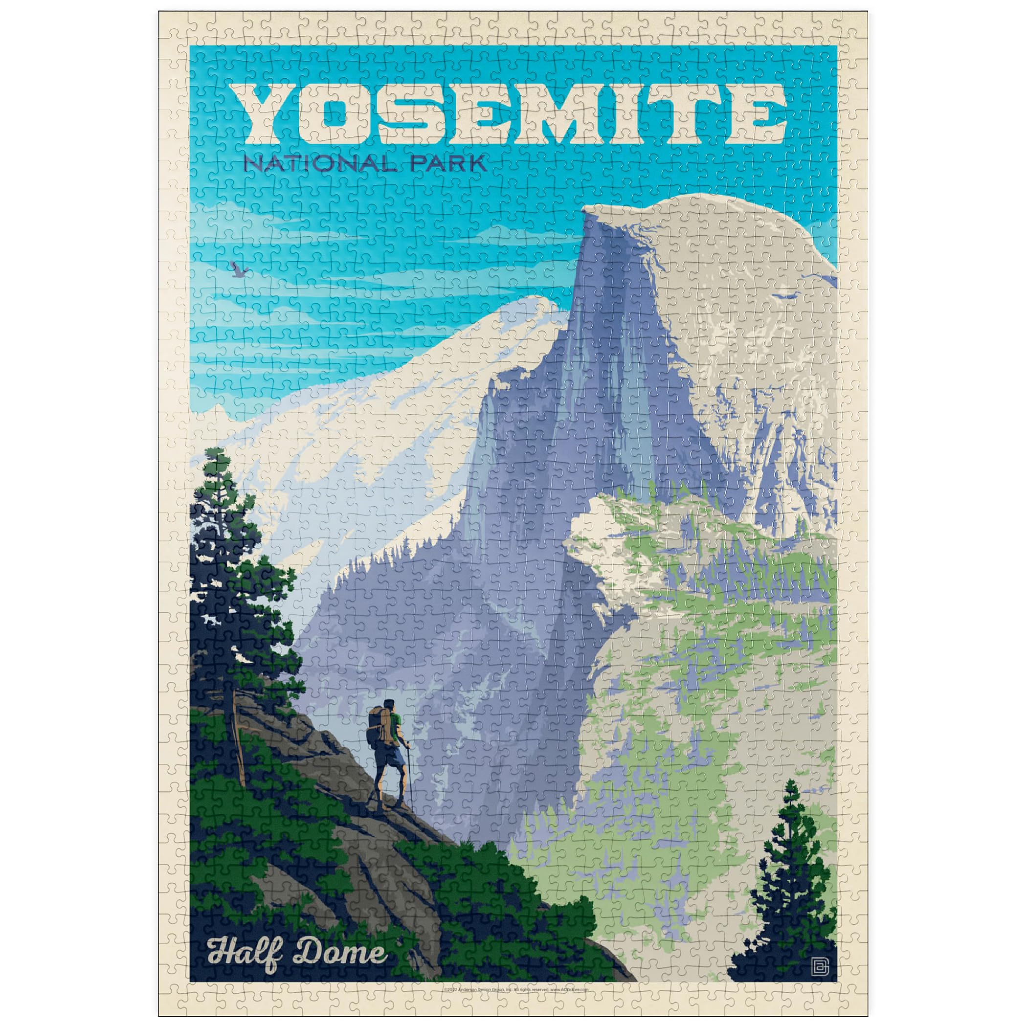 Yosemite National Park: Half Dome Vista - Premium 1000 pieces Puzzle - MyPuzzle special collection from Anderson Design Group