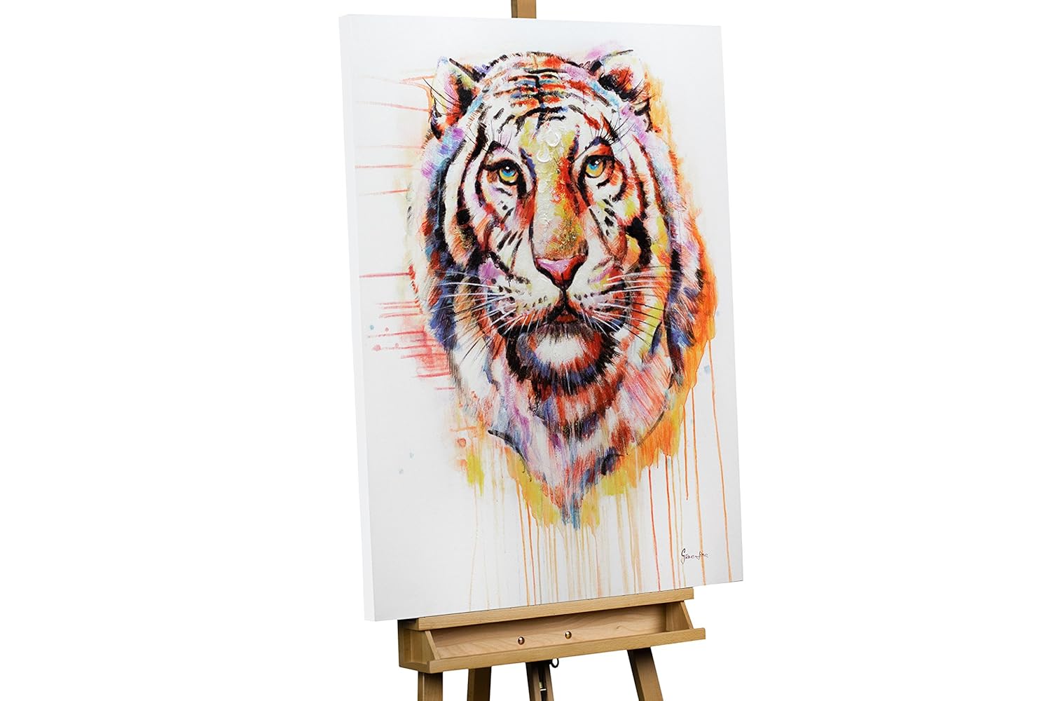 acrylmalerei tiger malvorlagen zum ausdrucken einfach
