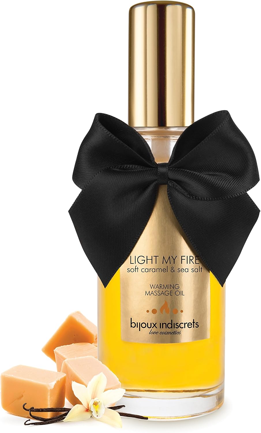 Bijoux Indiscrets 100 ml Soft Caramel Warming Massage Oil Kissable Sexy Vegan Gift, Yellow, 100 ml (Pack of 1) - Image 3