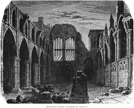 Amazon スコットランドの聖なるアビーの神聖な聖人アビーの遺跡 1128年に設立されたデビッド王 I Near Edinburgh Scotlandライン 英語の彫刻 C1875 ポスタープリント 24 X 36 アートフレーム ポスター オンライン通販