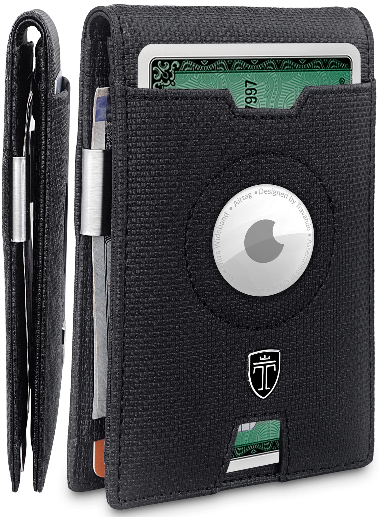 Mua TRAVANDO AirTag* Wallet Mens Wallet with Money Clip Air Tag Wallet ...