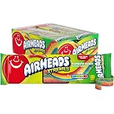 Airheads Xtremes Belts Candy, Rainbow Berry, 3 Ounces (12-Pack) | Individually Wrapped Bulk Chewy Candy, Artificially Flavore