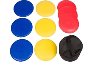 Trademark Innovations 9-Piece Disc Golf Set with Carry Bag, Mutlicolor (DISCGLF-9PC-RYB)