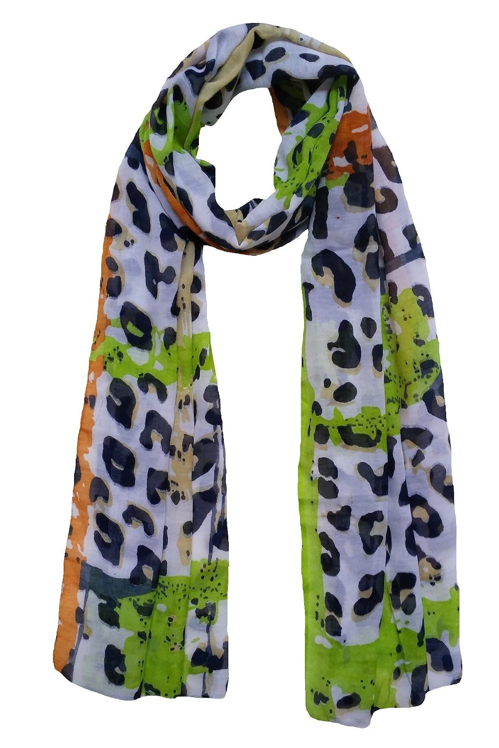 letz dezine women's poly cotton stole multicolour - (pack of 4)