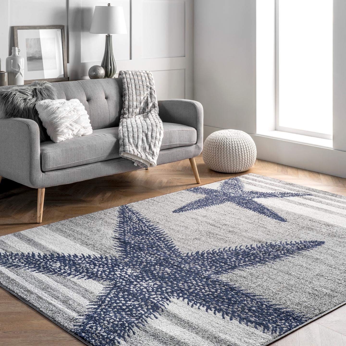 nuLOOM Rugs, polypropylene, Grey, 150 x 240 cm