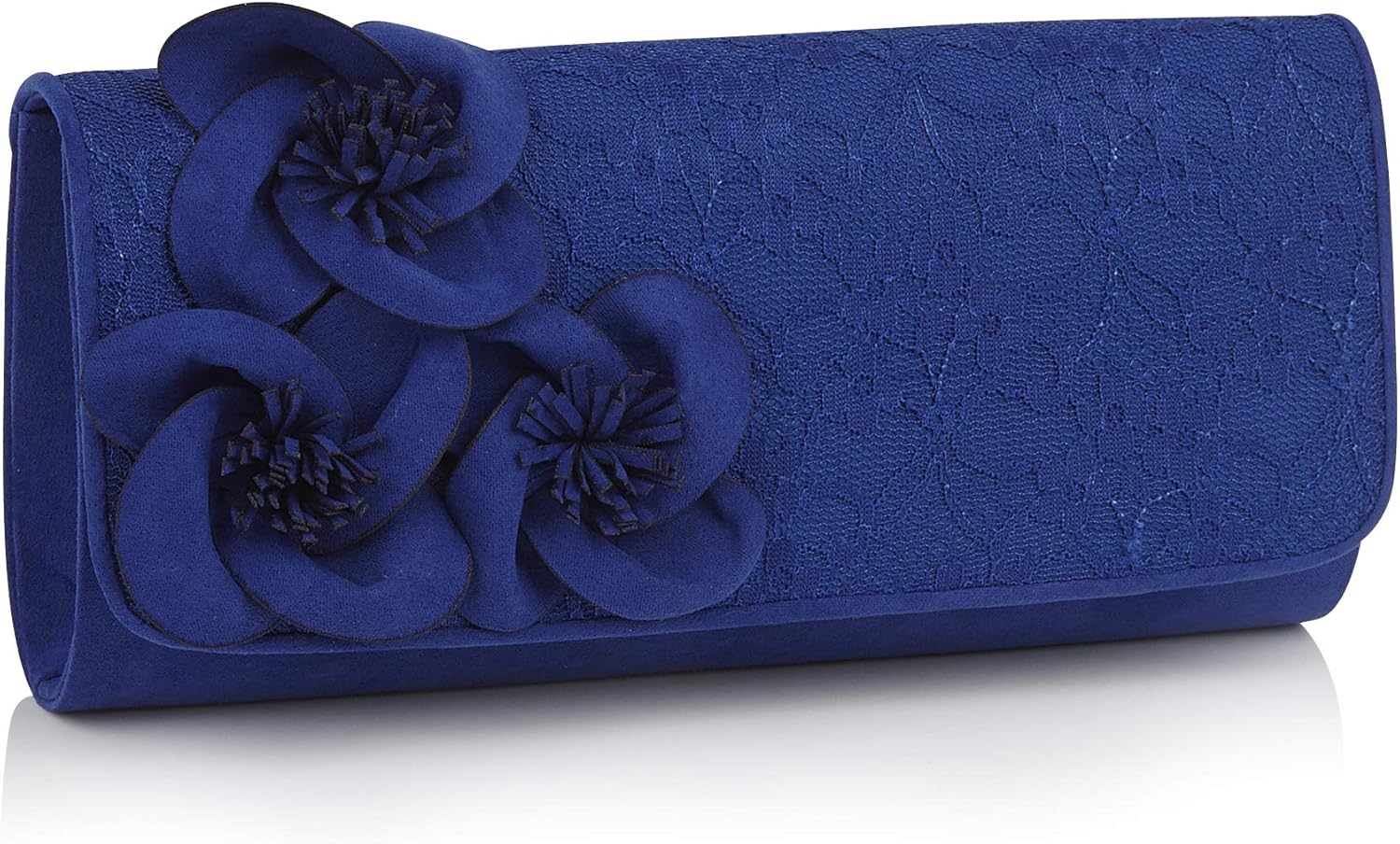 cobalt clutch bag