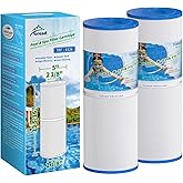 TOREAD Spa Replacement Filter for Pleatco PRB25-IN, Unicel C-4326, Filbur FC-2375, FC-2370, R173429, 3005845, 17-2327, 100586, 33521, 25392, 817-2500, Guardian 413-106, 5X13 Drop in Spa Filter, 2 Pack
