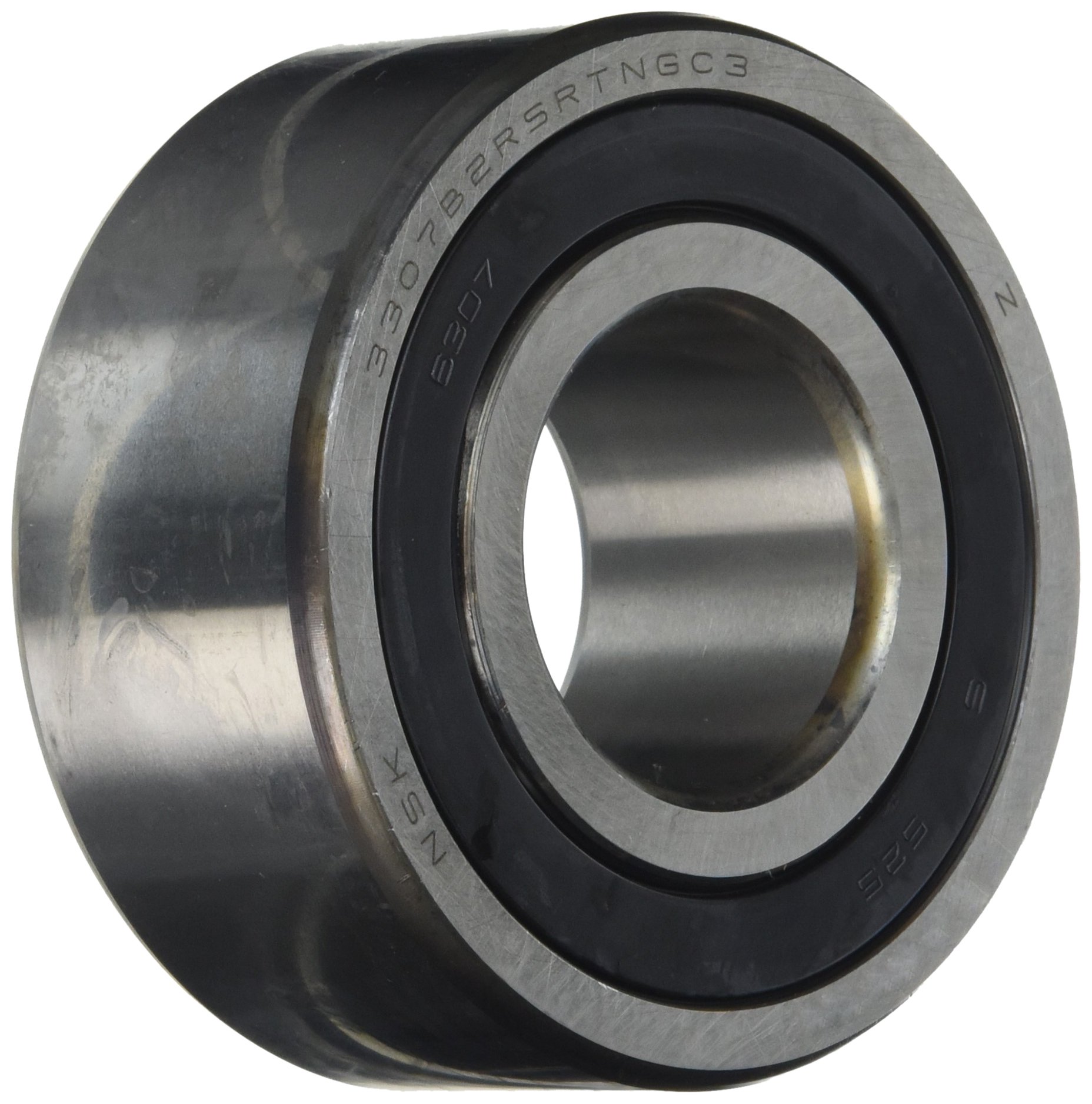 NSK 3307B-2RSTNC3 Double Row Angular Contact Bearing, 80mm Ø, 34.9mm Width